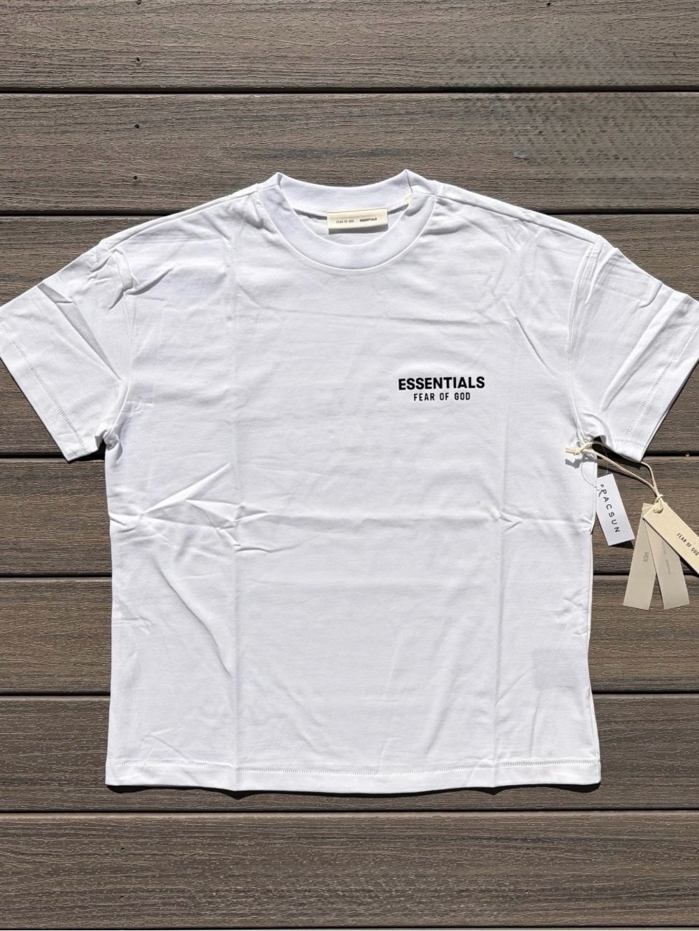 Fear Of God Essentials Bright White SS25 T-Shirt